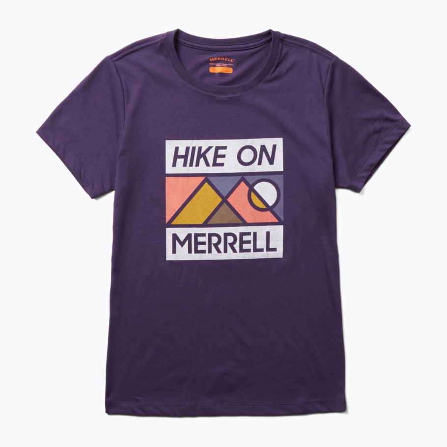 Women's Hike On Tee Grape Merrell