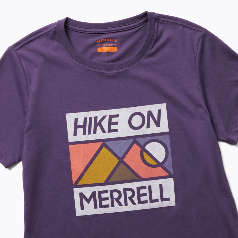 Women's Hike On Tee Grape Merrell