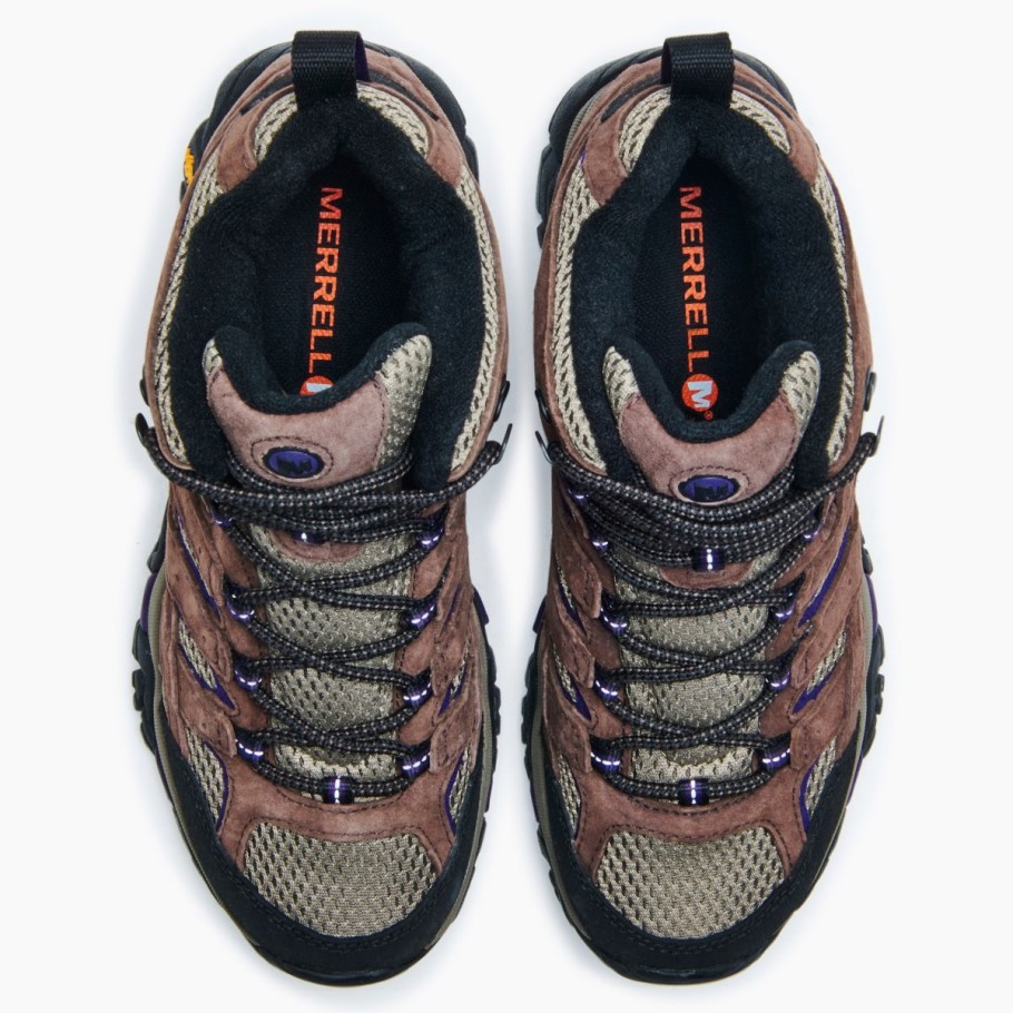 Women's Moab 2 Mid Ventilator Wide Width Bracken Purple Merrell