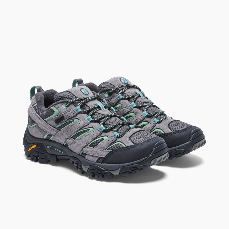 Women's Moab 2 Waterproof Drizzle Mint Merrell