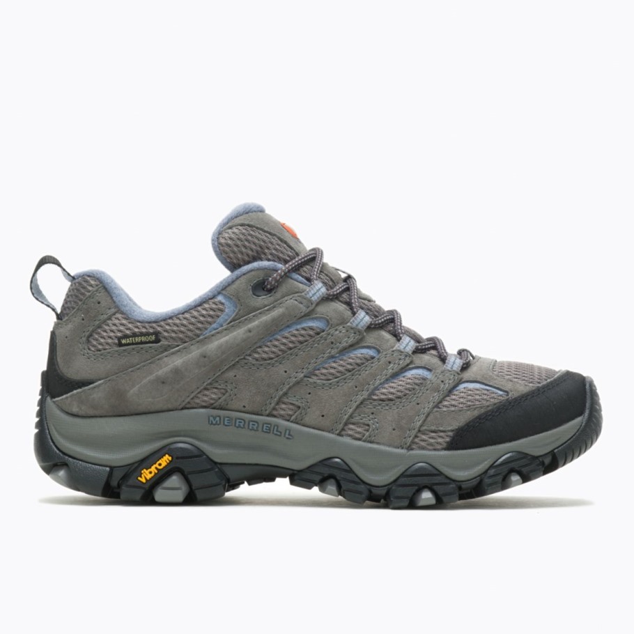 Women's Moab 3 Waterproof Wide Width Merrell Granite