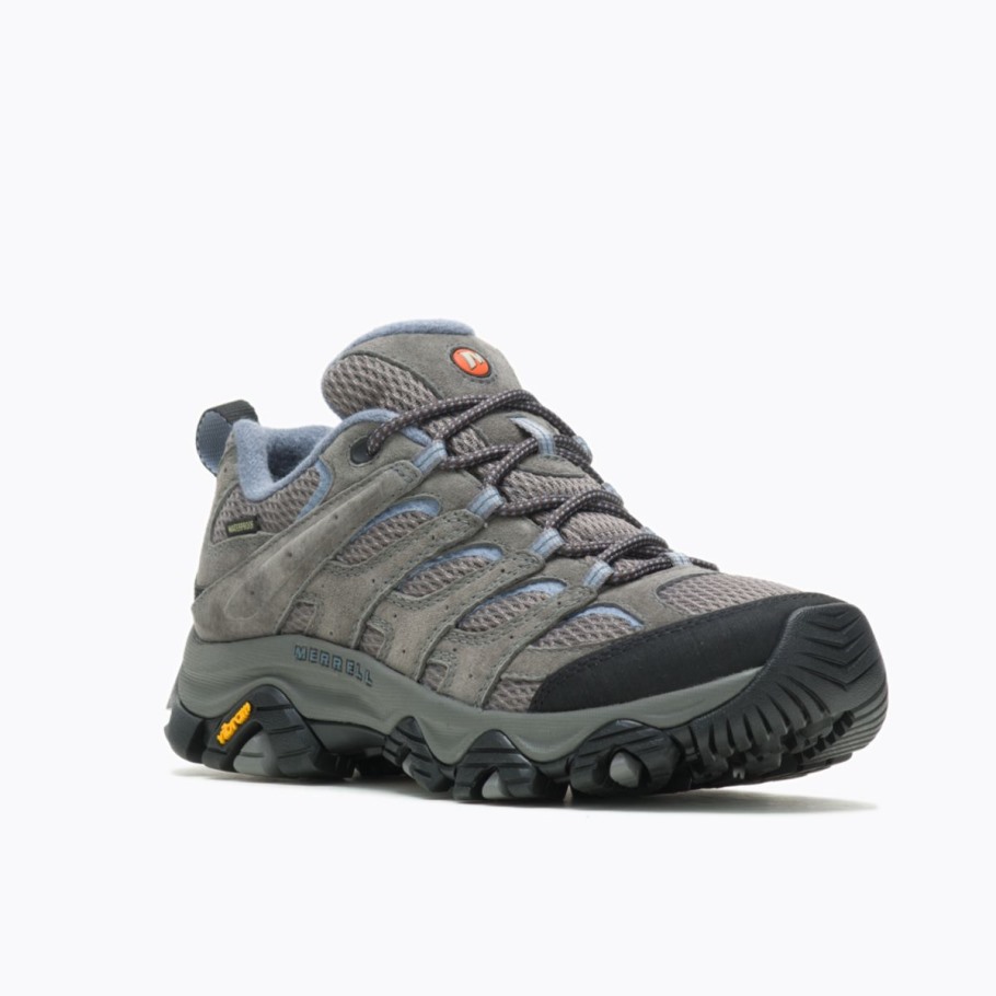 Women's Moab 3 Waterproof Wide Width Merrell Granite