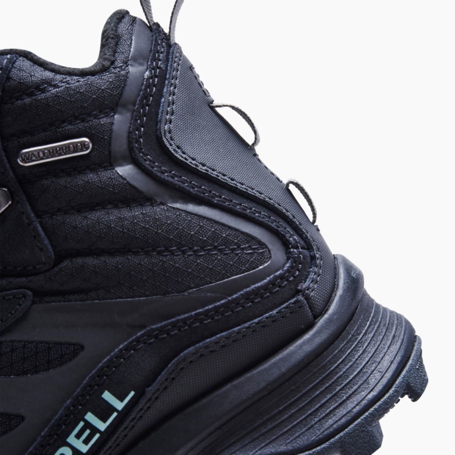 Women's Moab Speed Thermo Mid Waterproof Merrell Black