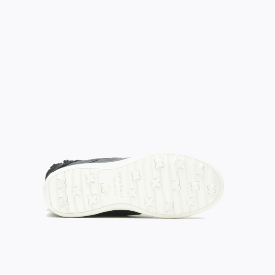 Women's Snowcreek Sport Mid Zip Polar Waterproof Black Merrell