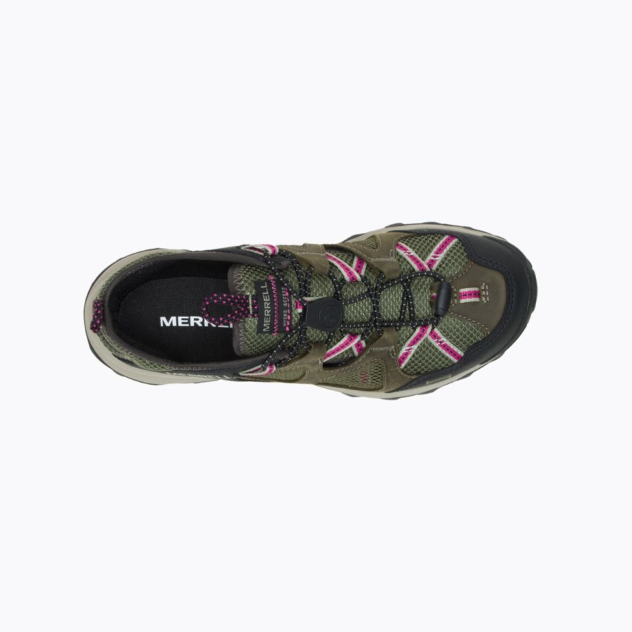 Women's Speed Strike Leather Sieve Lichen Merrell