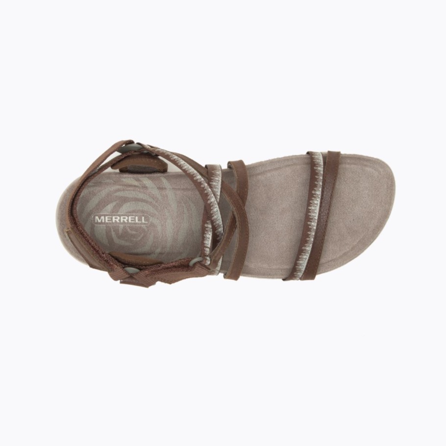 Women's Terran 3 Cush Lattice Merrell Dark Earth