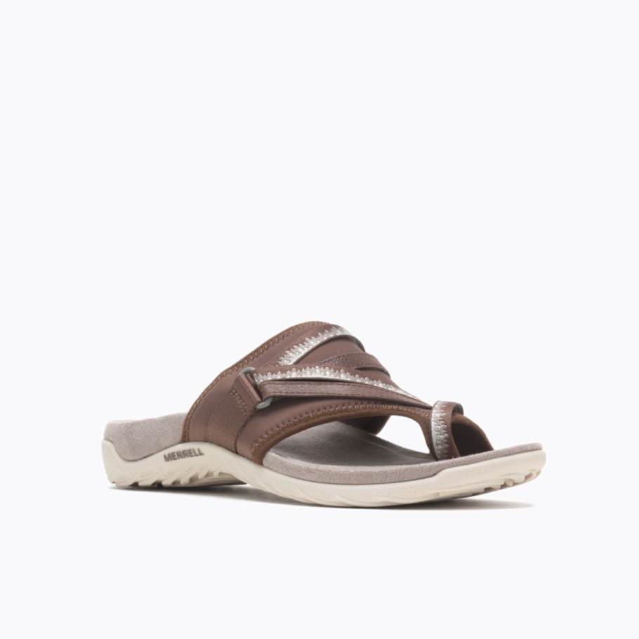 Women's Terran 3 Cush Post Merrell Dark Earth