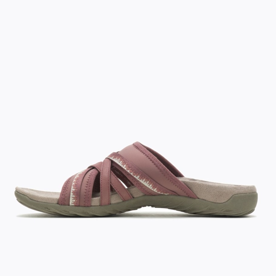 Women's Terran 3 Cush Slide Marron Burlwood Merrell