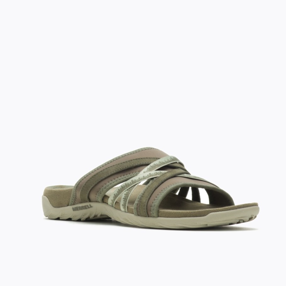 Women's Terran 3 Cush Slide Olive Merrell