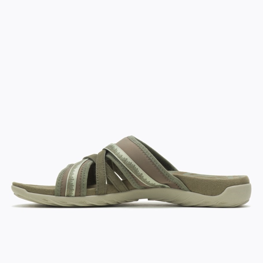 Women's Terran 3 Cush Slide Olive Merrell